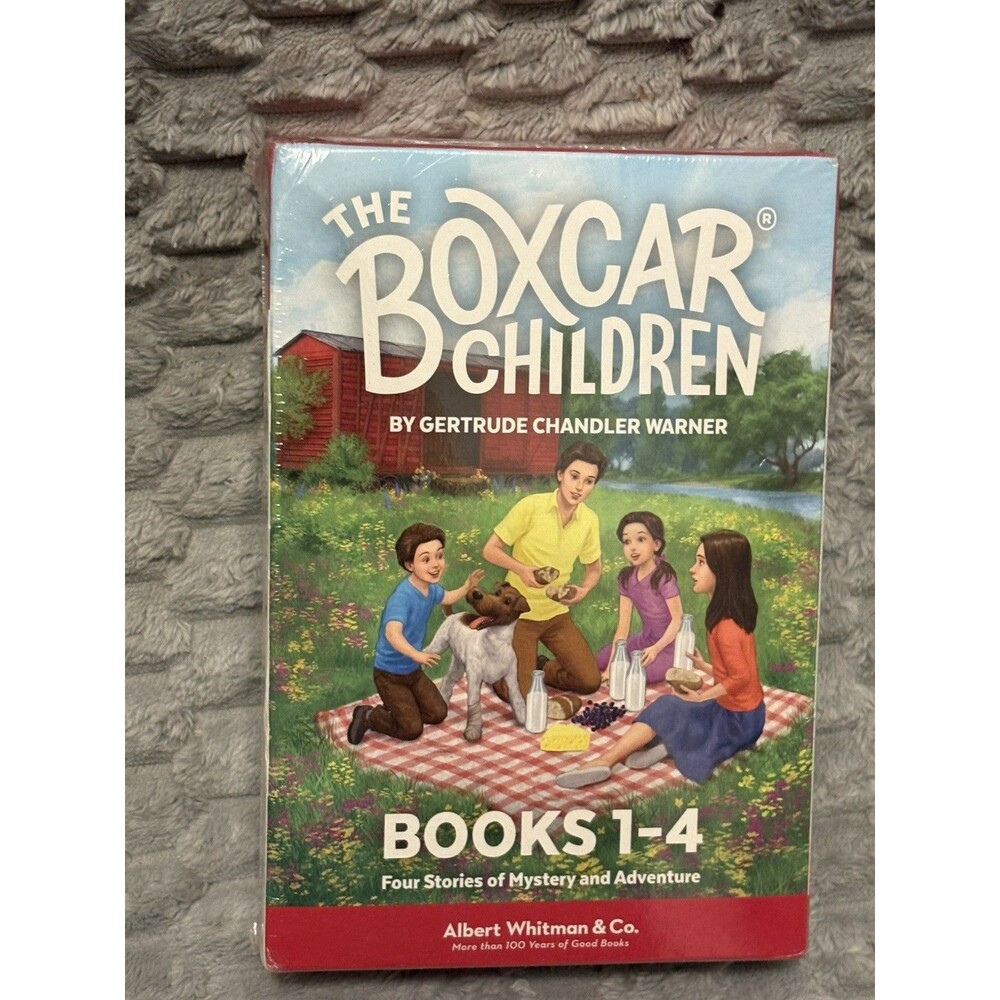 📚 The Boxcar Children Books 1–4 Set by Gertrude Chandler Warner (paperback)